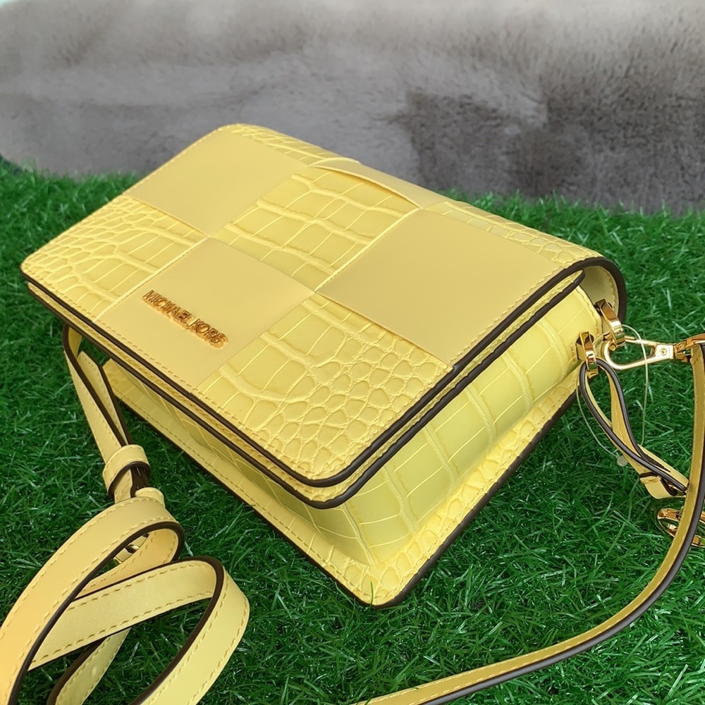 MICHAEL KORS MERCER SM CLUTCH XBODY BUTTERCUP - Picture 11 of 15